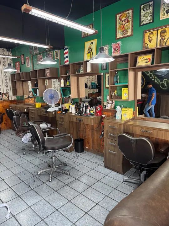 Barbearia no centro 