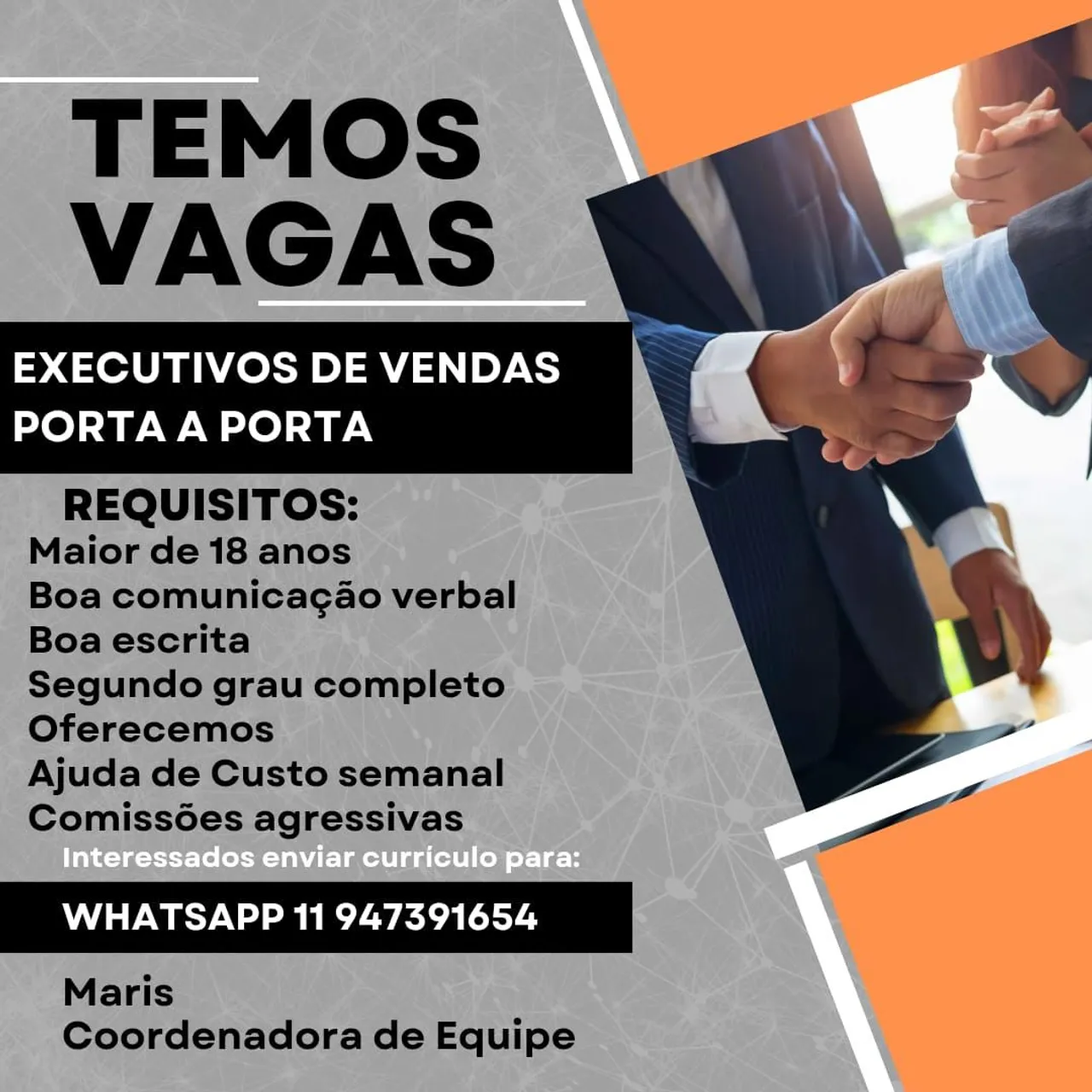 Vaga para Consultor 