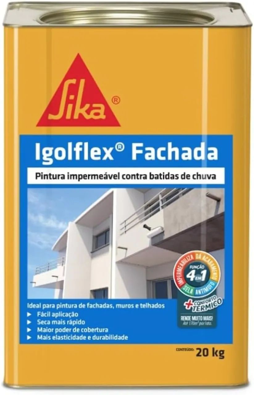 Igol flex fachada 18L 20KG com oferta até dia 22/11!