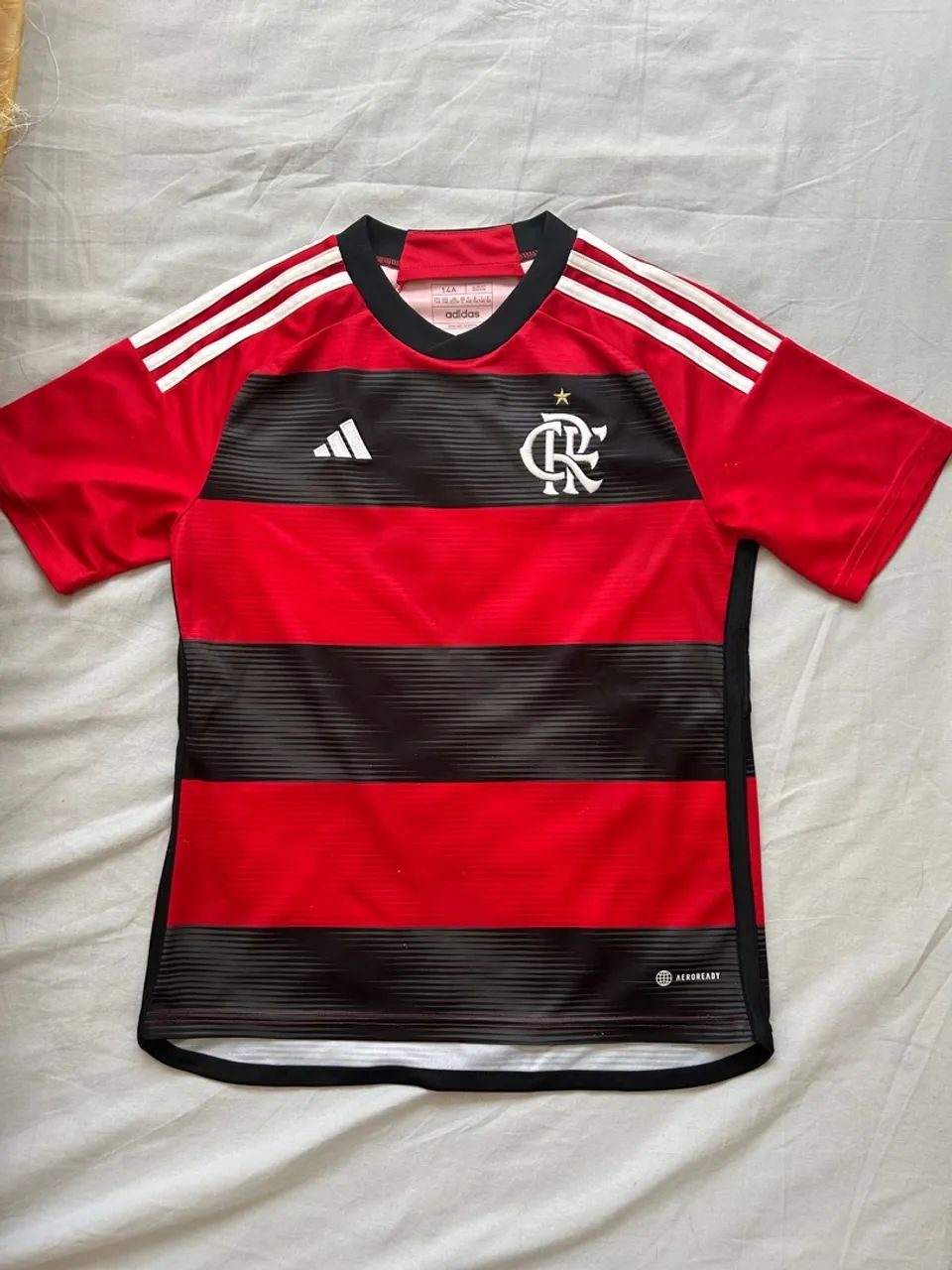 Camisa Flamengo Infantil Adidas - 14 anos