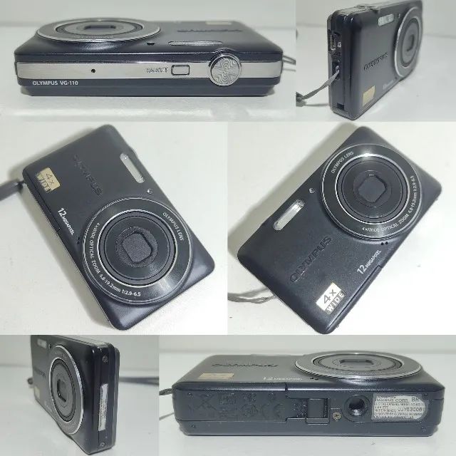 Câmera Digital Olympus VG-110 12MP Preta + Acessórios - Foto 2