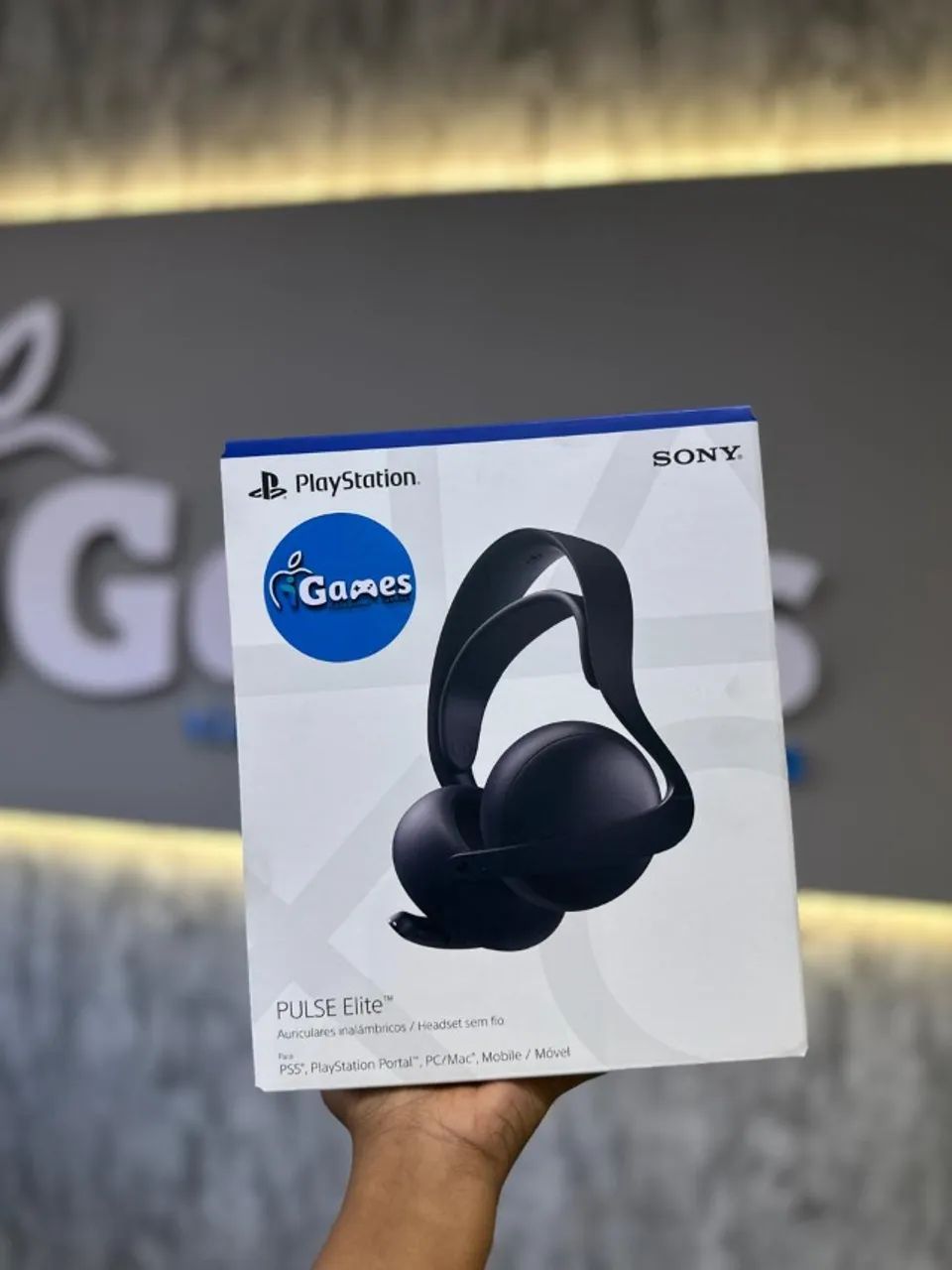 Pulse Elite PS5 Novo Preto | Som Imersivo + Garantia - Loja Física iGames