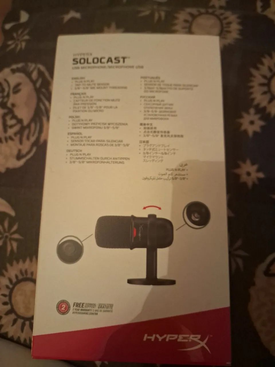 Microfone hyper solocast pc/mac/ps5/ps4 - Foto 2