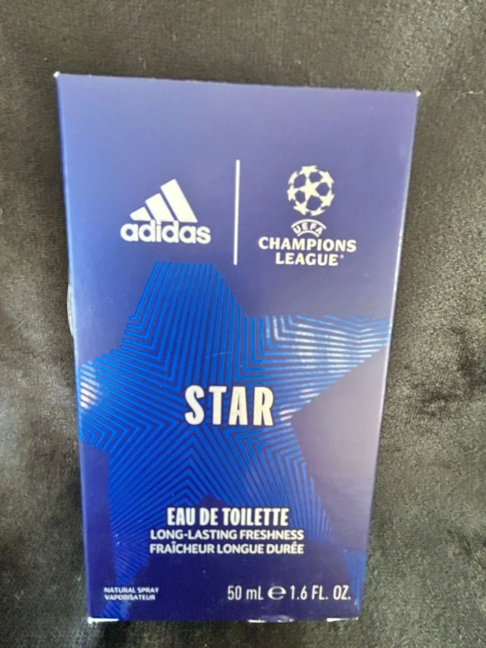 adidas perfume uefa star eau de toilette masculino 50 ml