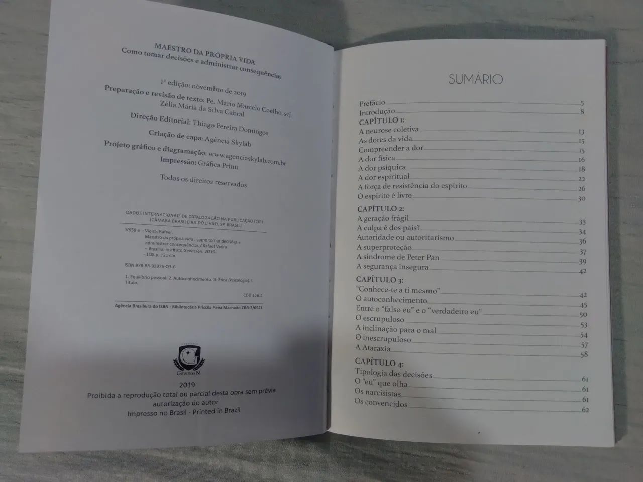 Livro Maestro da Própria Vida - Padre Rafael Vieira, SCJ - Foto 4