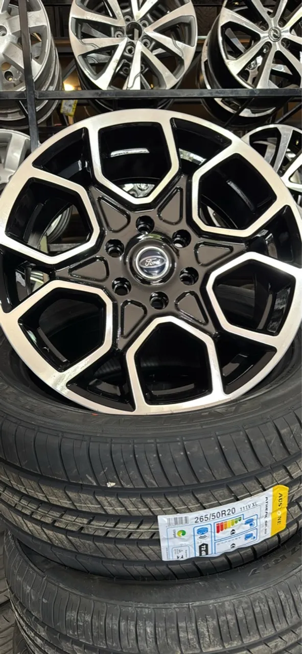 Jogo de rodas ford ranger limited aro 20