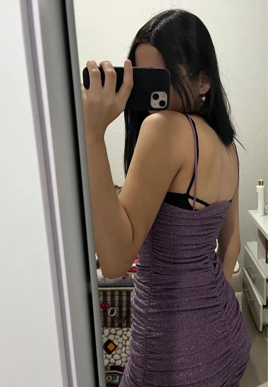 Shein glamour vestido NOVO - P  - Foto 4