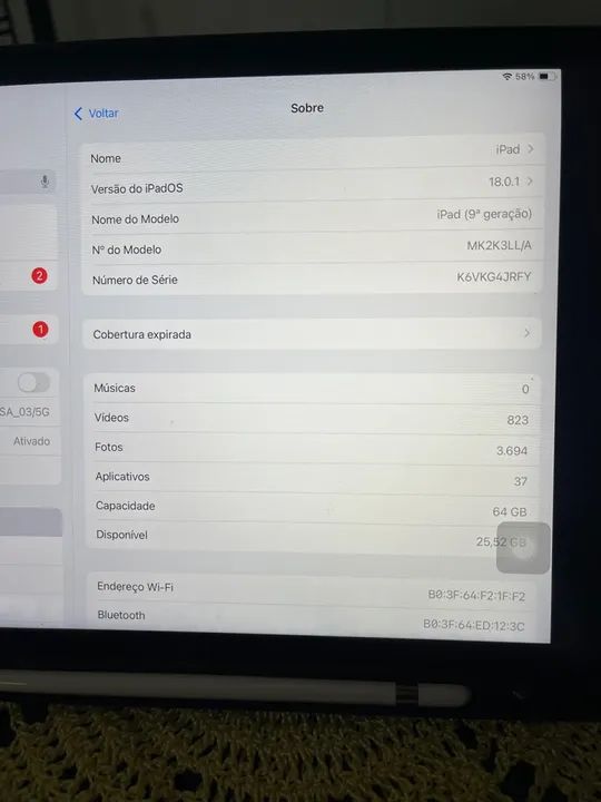 iPad 9 (64 GB) + Apple Pencil  - Foto 4