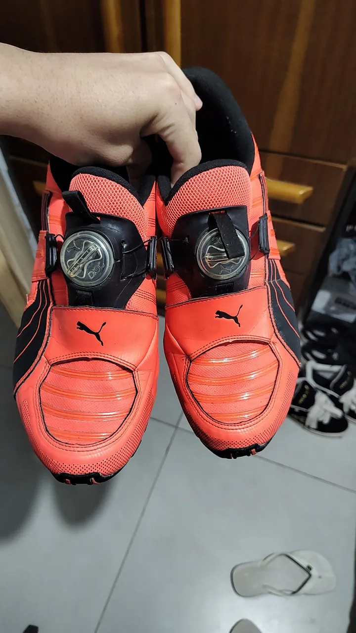 Tênis Puma Disc System Laranja