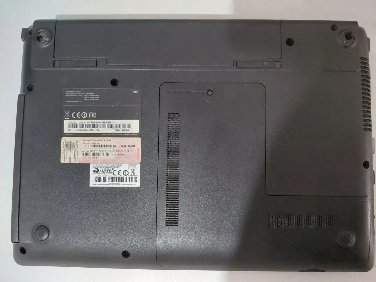 Notebook Samsung NP305E4A - Série 3, usado - Foto 4