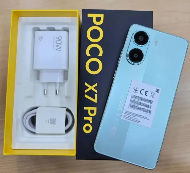 Celular Xiaomi Poco x7 Pro 5G 512+12 Novo Entregamos Gratis + Capa Pelicula Fone