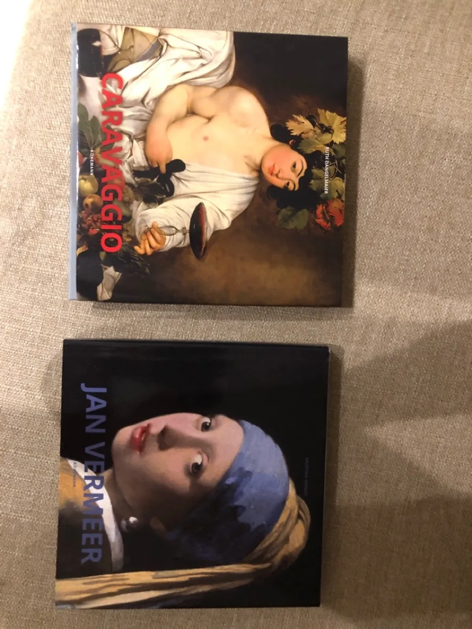 Livros de Arte: Caravaggio e Jan Vermeer
