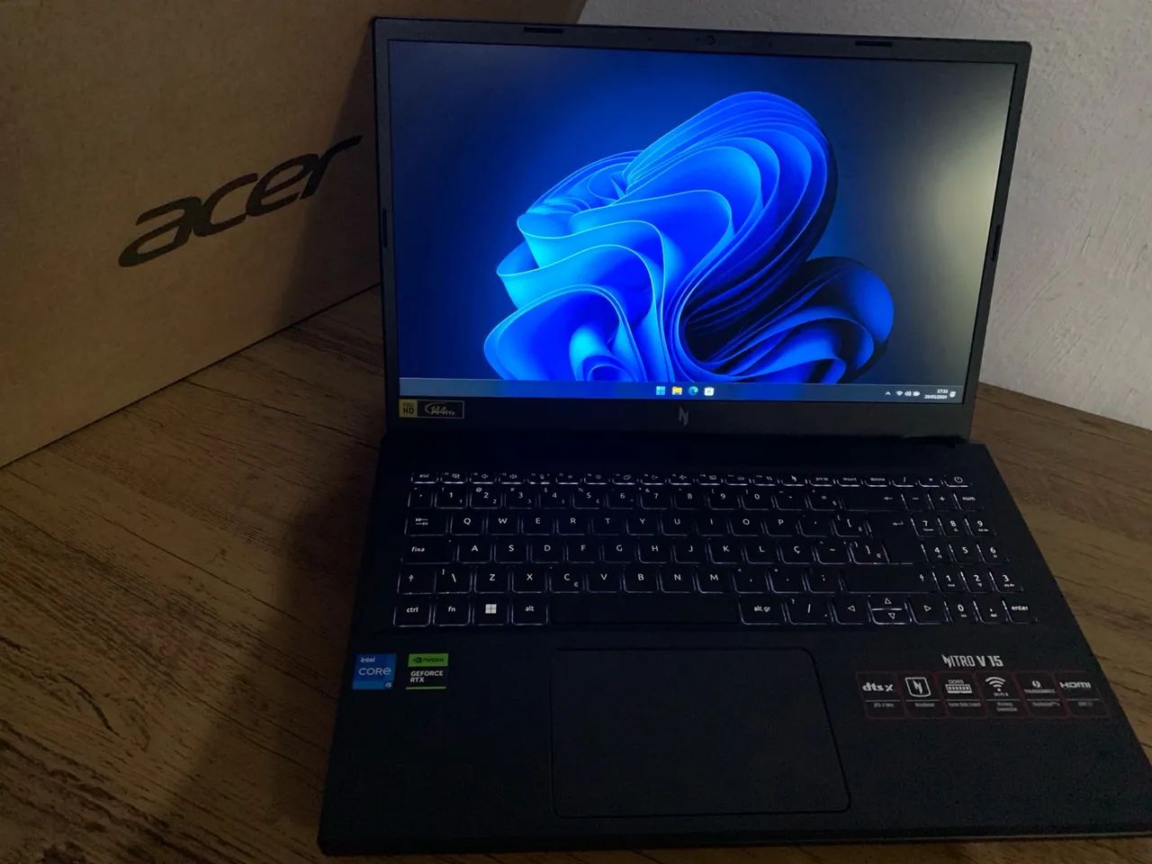 Notebook Gamer Nitro V15 i5 13420h Rtx 3050 8gb Win11 NF/ gar