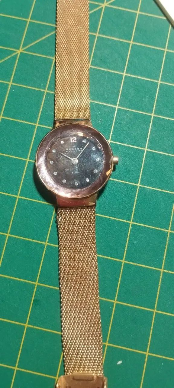 Relógio Skagen leonora Dourado Feminino