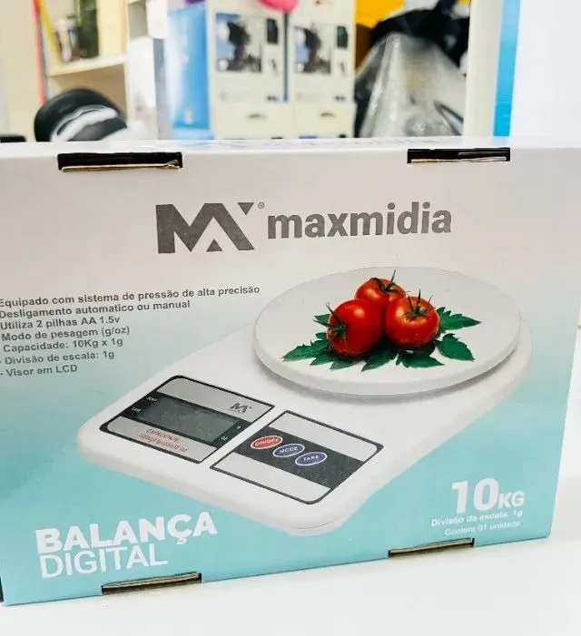 Balança de Cozinha Digital Alimentos Alta Precisão 10Kg