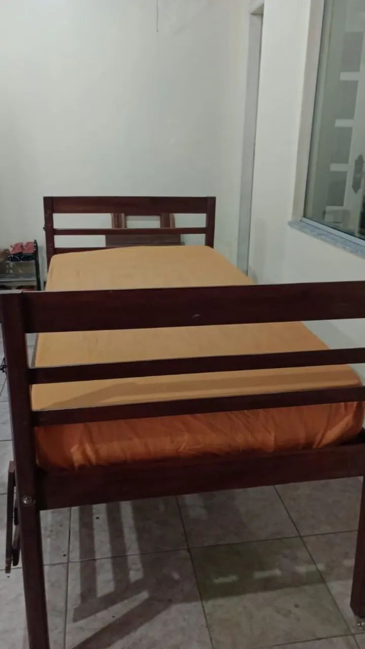 Cama tipo hospitalar em madeira maracatiara  - Foto 4