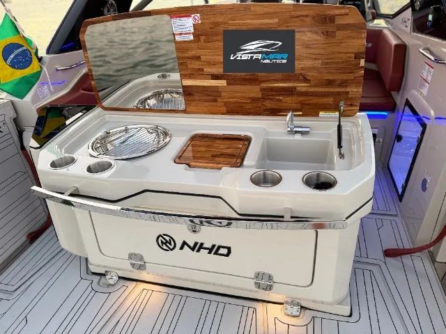 Lancha NHD 31.5 com parelha Mercury 225hp 4T - Zero milhas (Pronta Entrega) - Foto 11