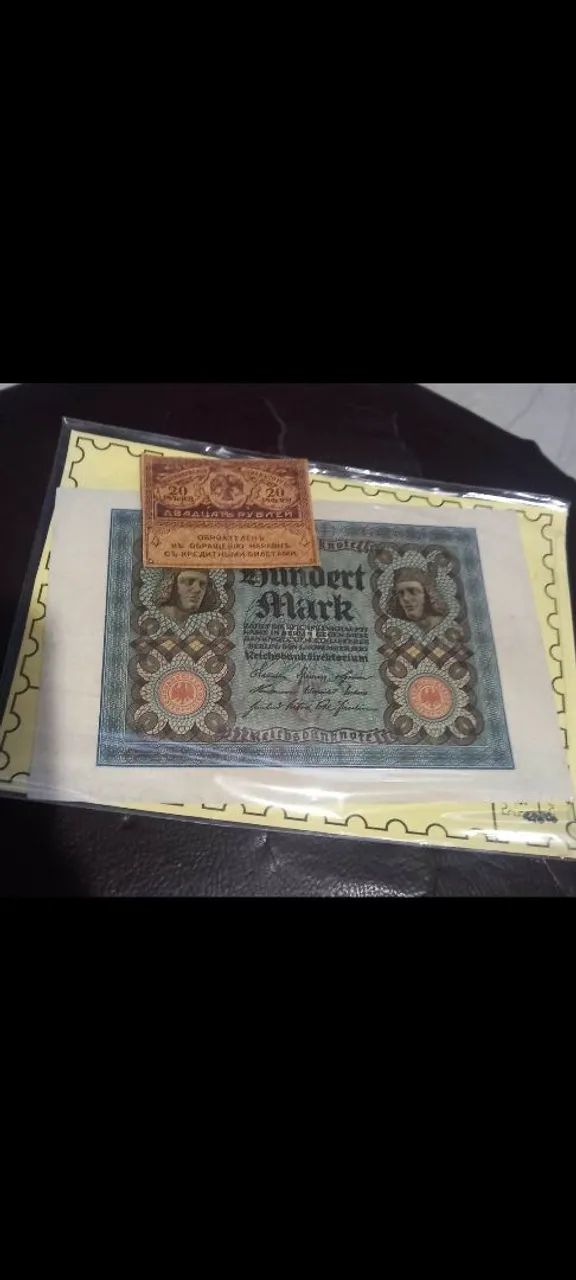 cedula estrangeira - alemanha 1920 - 100 mark - Foto 2