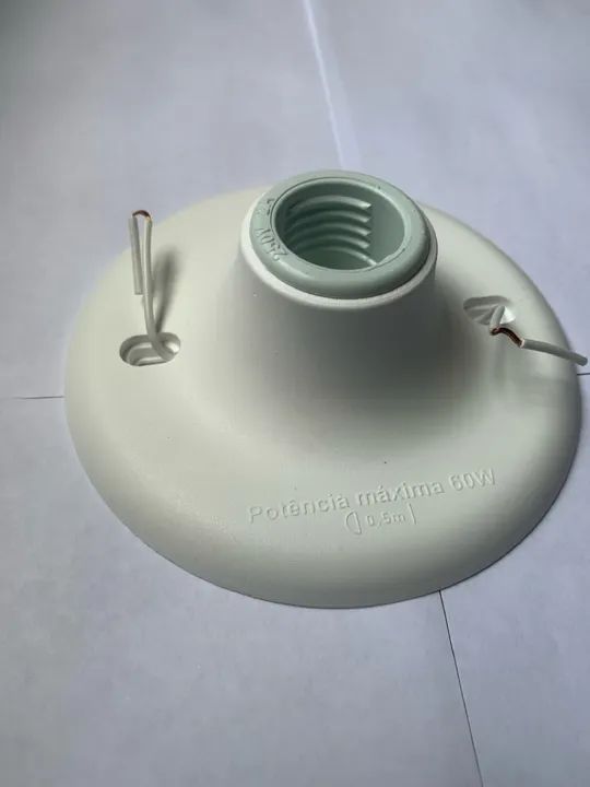 Plafon Taschibra Economic Soquete Branco 13cm 60w Teto