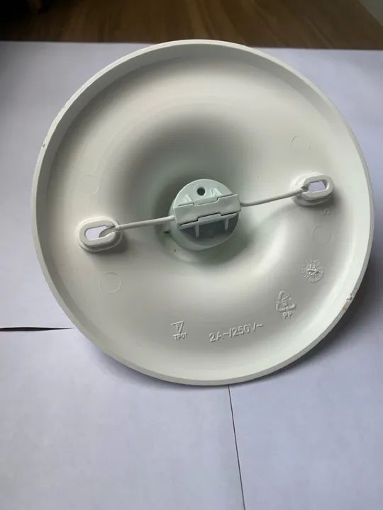 Plafon Taschibra Economic Soquete Branco 13cm 60w Teto - Foto 3