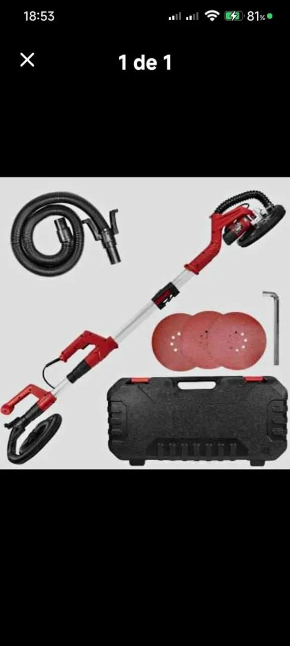 Lixadeira de Parede Elétrica - Nova