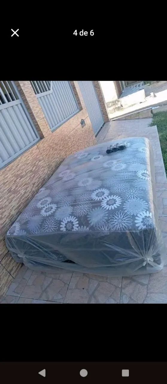 Cama Box de Casal - Floral