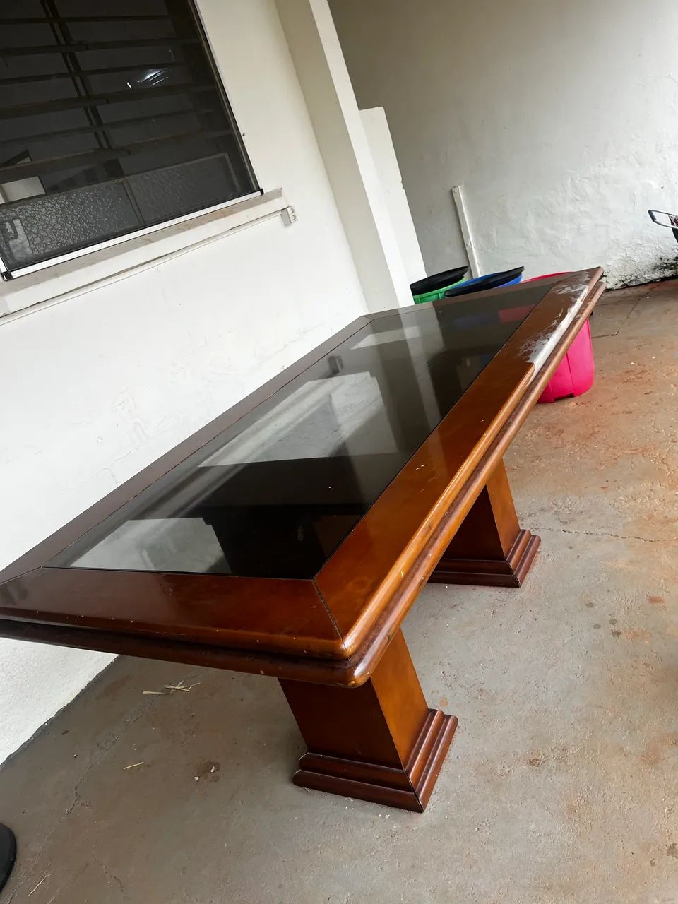 Mesa com tampo de vidro 64209952149122120