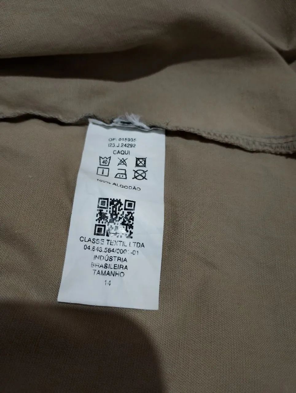 Camisa manga longa Biogás Tam 14 - Foto 2