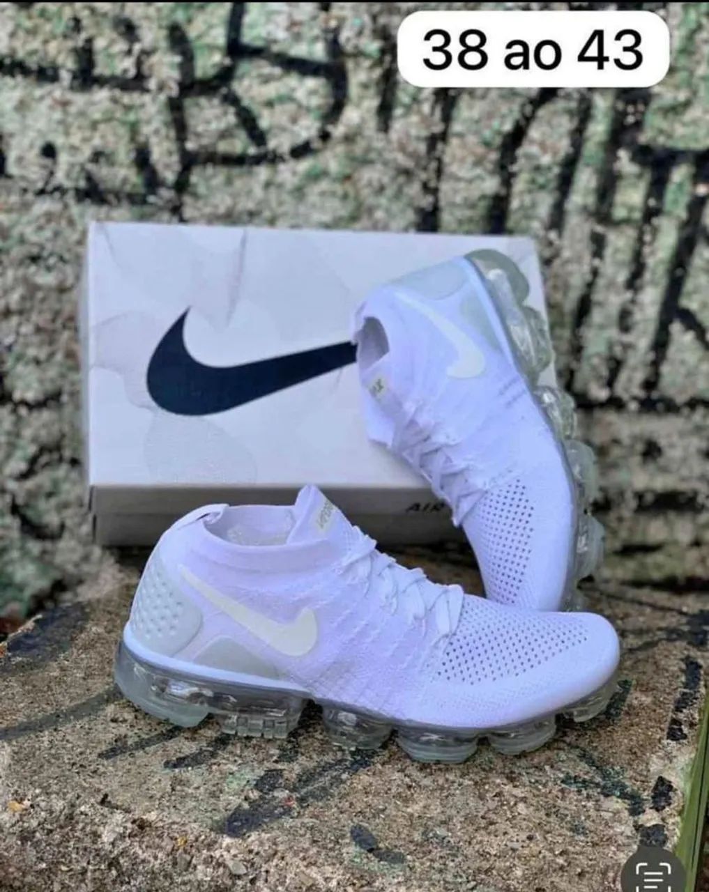 Tênis Nike vapor Max - branco  - Foto 3
