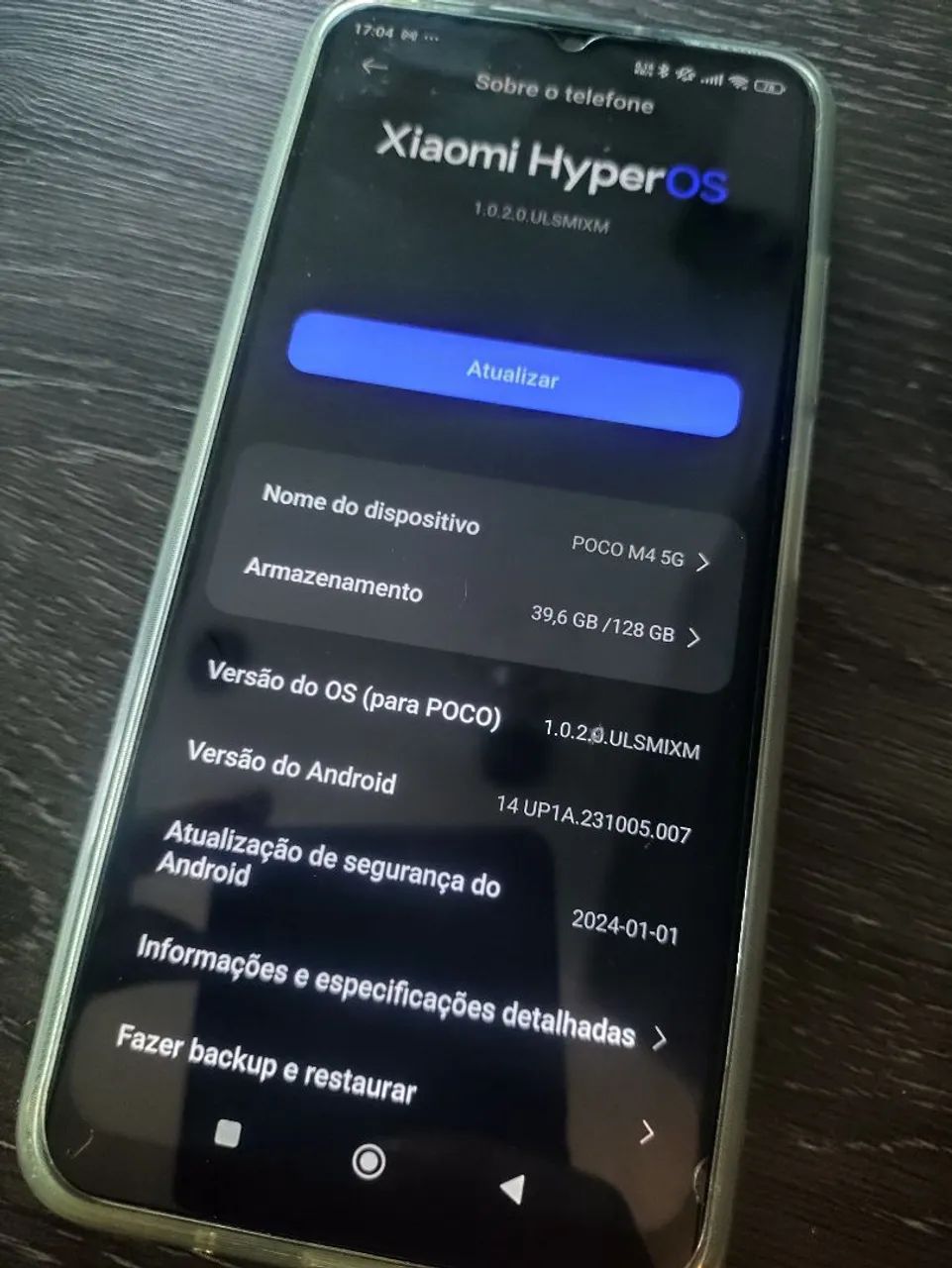 Xiaomi Poco M4  5G 128GB  Preto.