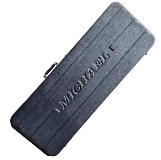 Case De Guitarra Michael Em Fibra Com Pelúcia E 3 Fechos e alça 