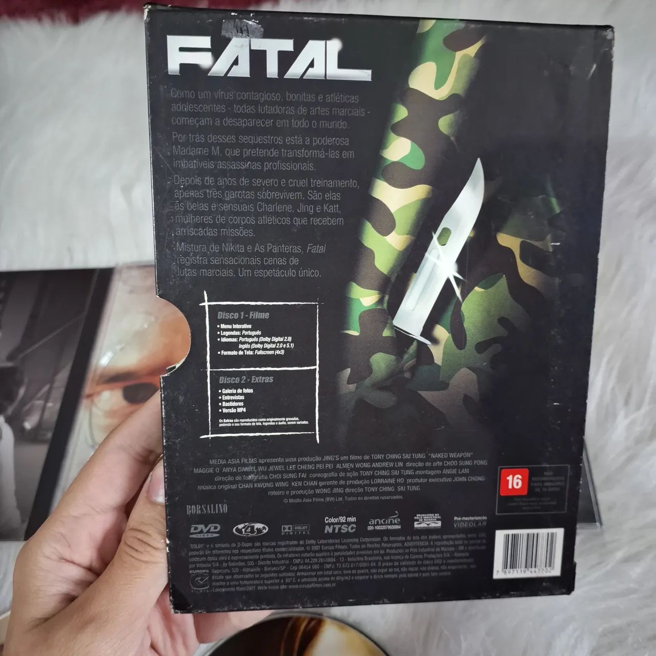 Box Dvd Duplo Fatal - Edição de Colecionador (2002, Naked Weapon