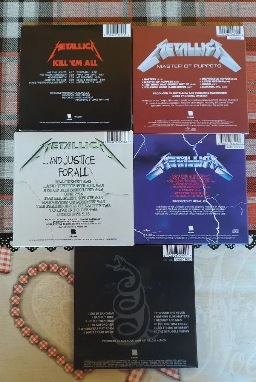 Metallica - Coleção CDs Digisleeve 83-91 - Foto 2
