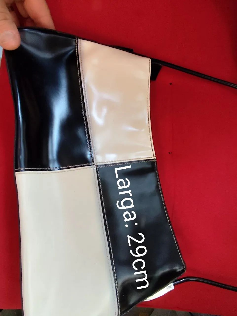 Bolsa de ombro bicolor elegante CLUCH - Foto 2