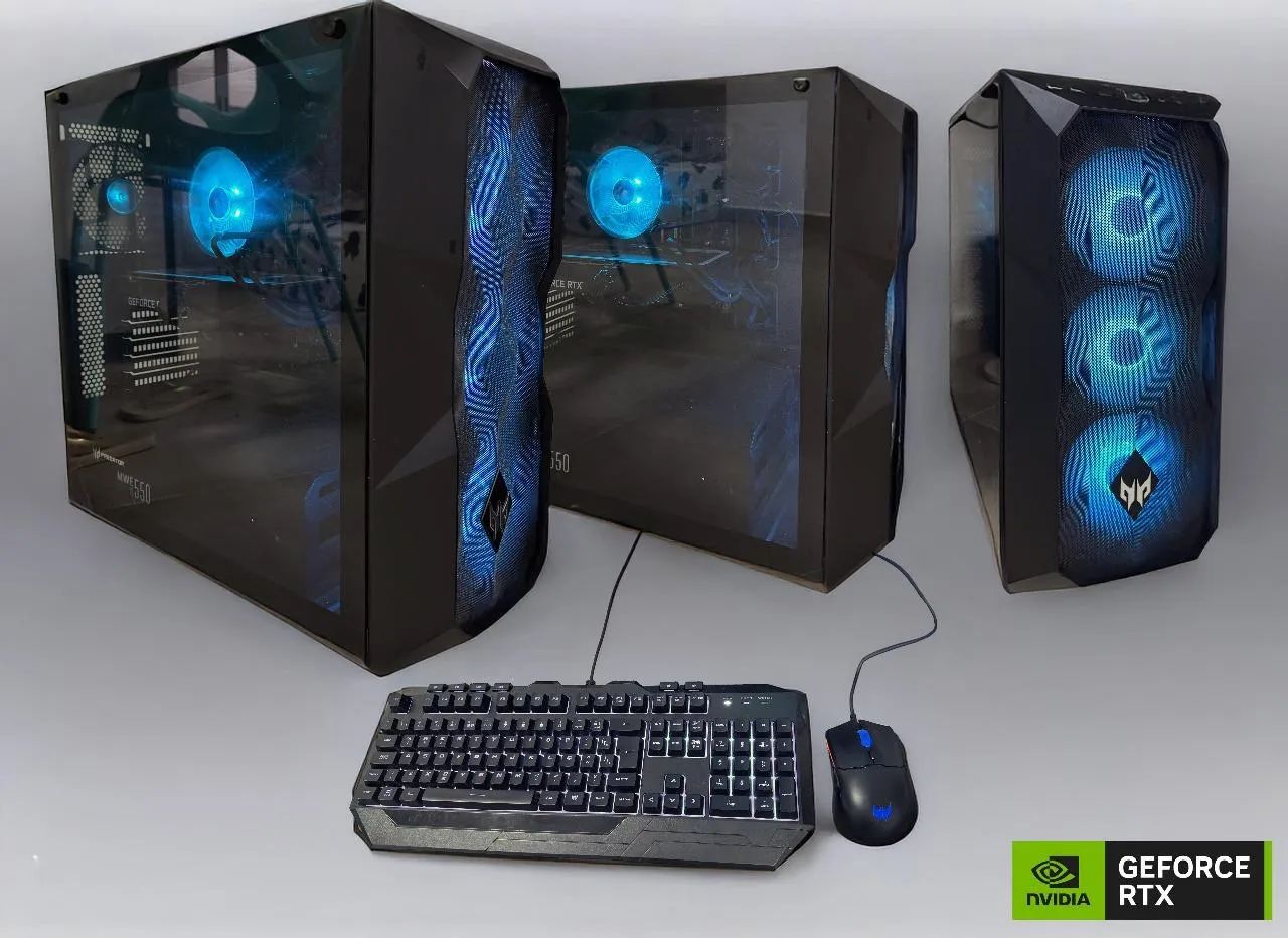 PC Gamer completo com Monitor Full Hd - i5 décima primeira com RTX 3060 12gb