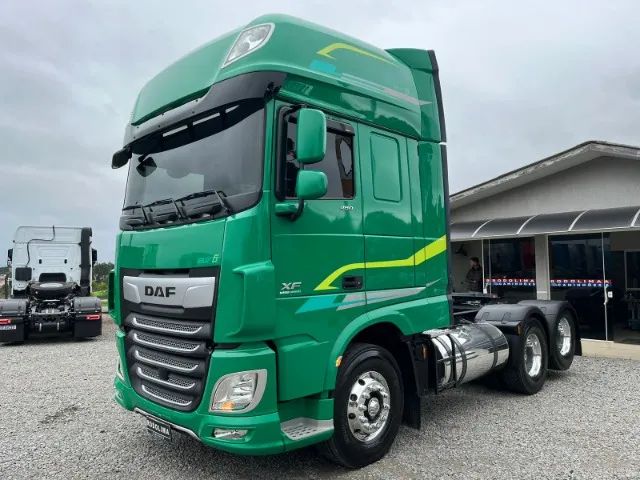 Daf Xf 480 6x2 ano 2023/2023 Verde Susp. Mola Teto Alto - Foto 3