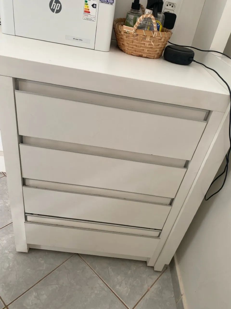 Balcão branco para organização - Foto 5