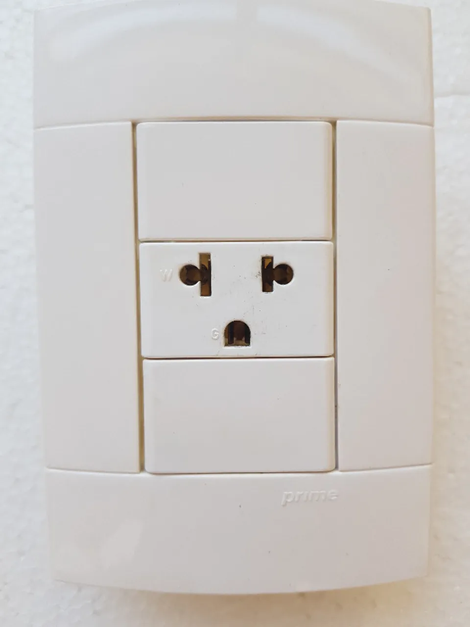 Módulo Tomada 3 Pinos Alumbra Prime (Branco)