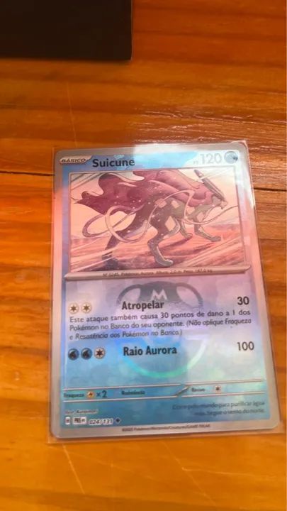 Carta Pokémon Suicune Masterball - Fagulhas Impetuosas (024/131) - Foto 2