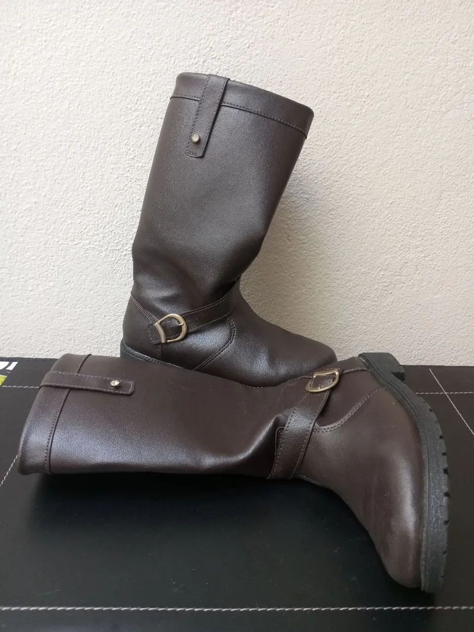Bota coturno infantil marrom n-32 - Foto 3