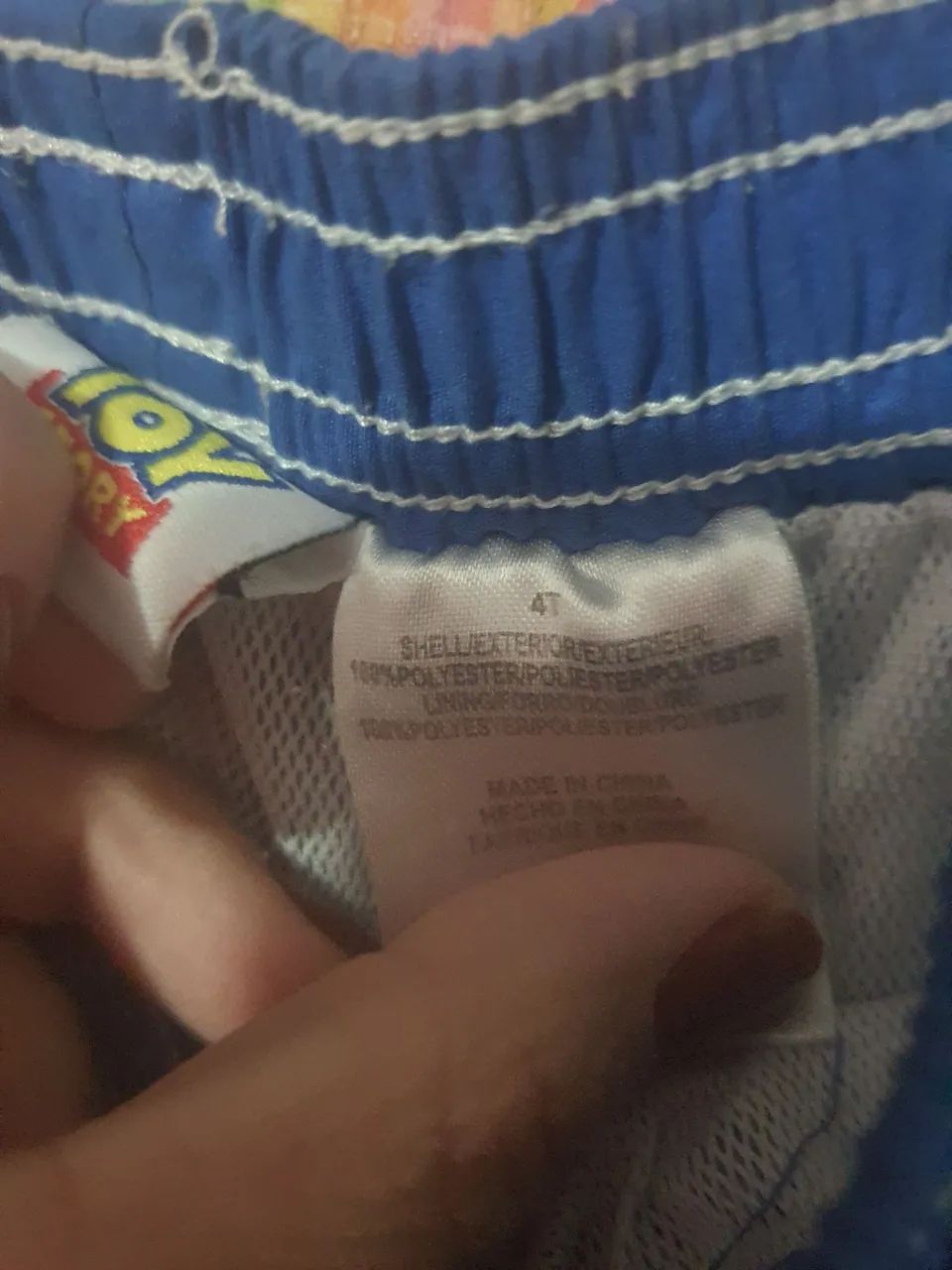 Bermuda Infantil Disney Toy Story - Praia/Piscina - Tamanho 4T - Foto 3