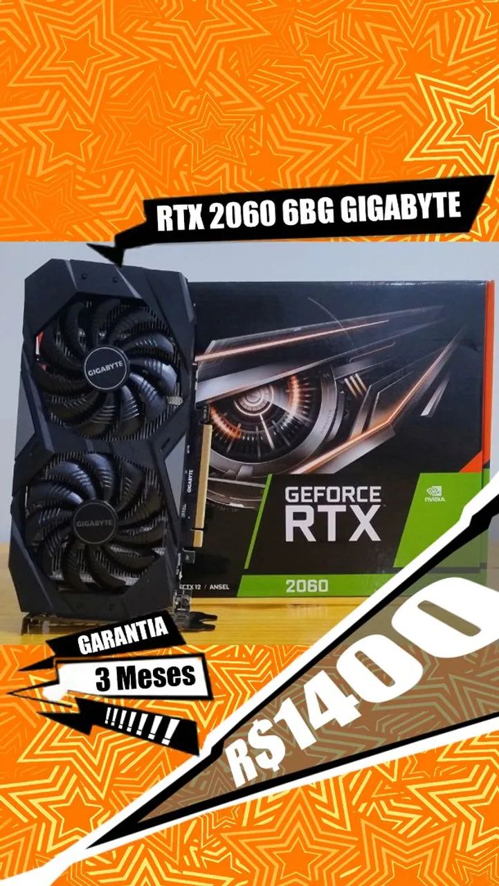 placa de video rtx 2060 gigabyte