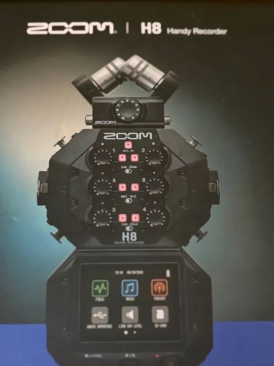 Gravador zoom h8 NOVO 