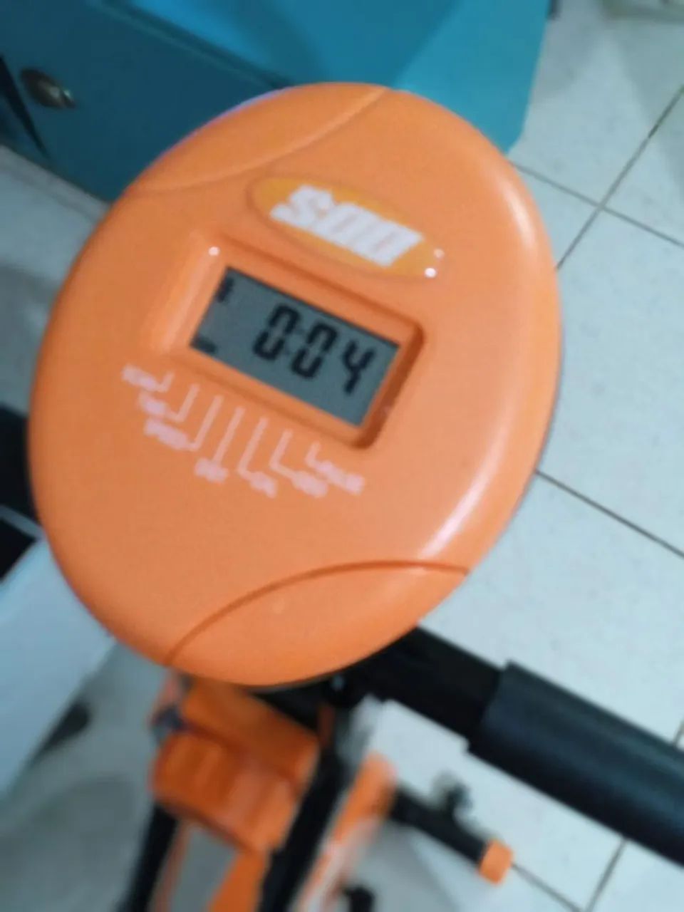 Bicicleta ergométrica dobrável assento com apoio - Foto 5