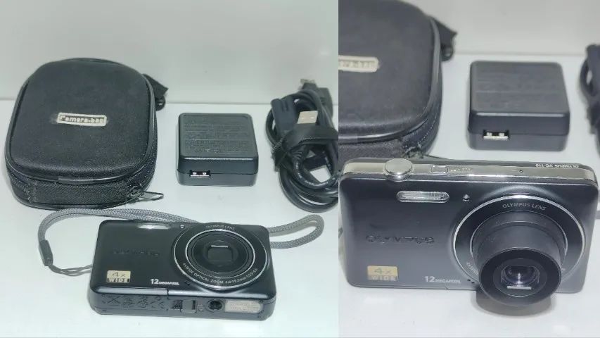 Câmera Digital Olympus VG-110 12MP Preta + Acessórios - Foto 3