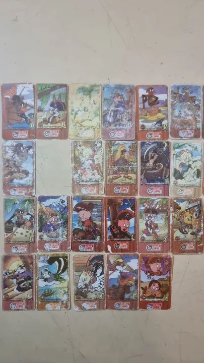 Coleçao Incompleta Cards Mapa do Tesouro Elma Chips - Foto 2