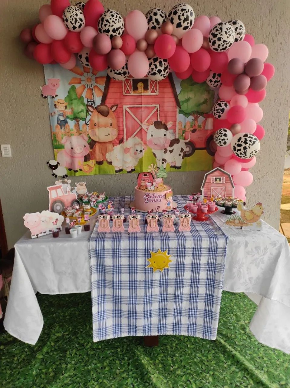 Painel fazendinha 