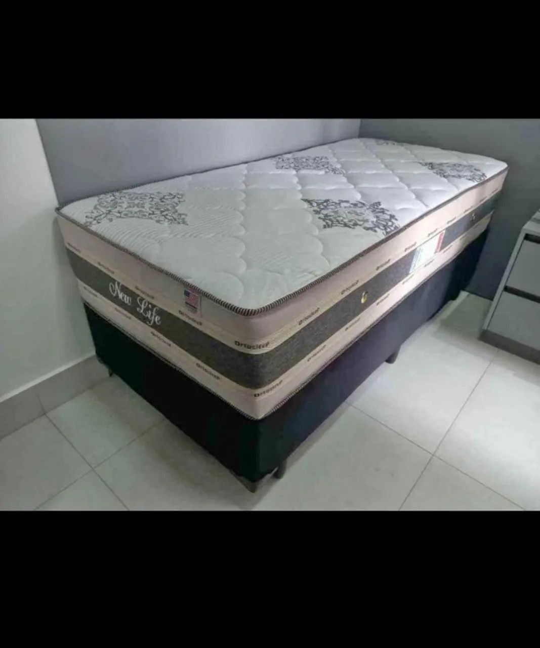 Cama box solteiro (novo) 