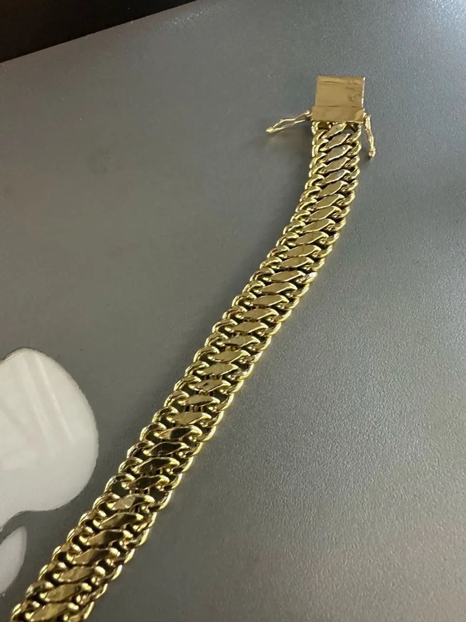    Pulseira de ouro 18k nova 25.62g certificado garantia loja física 