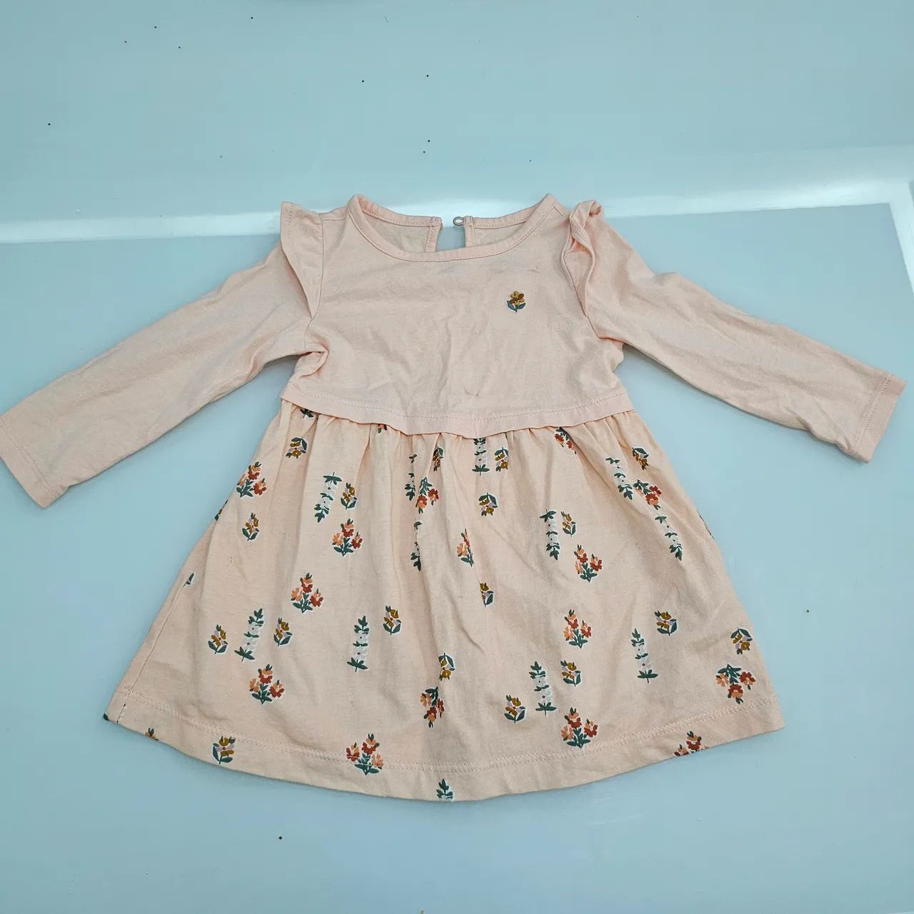 Vestido Carter's floral rosa 9 meses